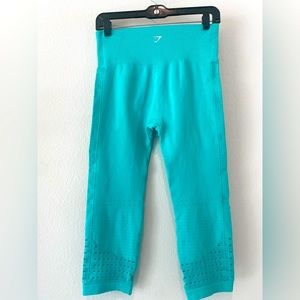 Gym Shark Energy Seamless Leggings-Teal